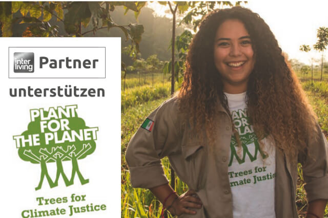 Interliving Partner unterstützen "Plant-for-the-Planet"