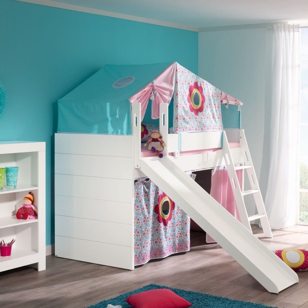PAIDI Kinderzimmer-Set Fiona mit Spielbett und Rutsche