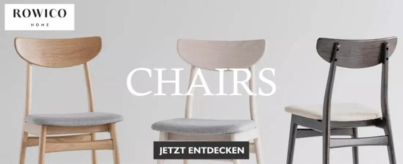 Rowico Esszimmerstühle im skandinavischen Design